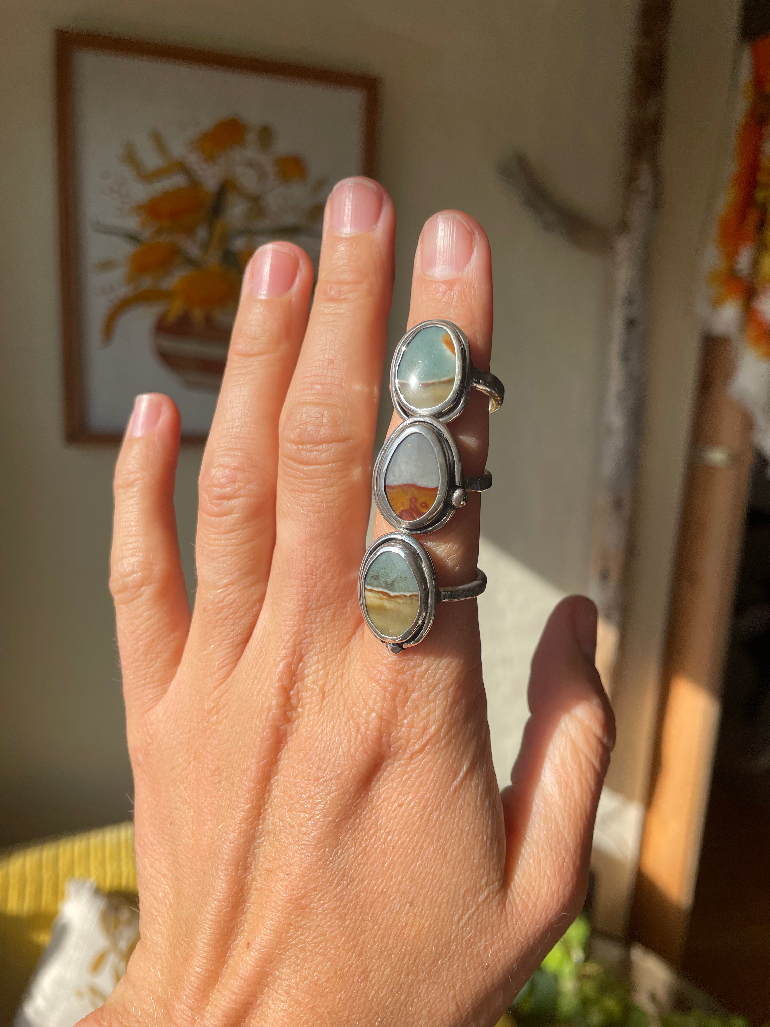 Coastal Dreams Jasper Ring #2
