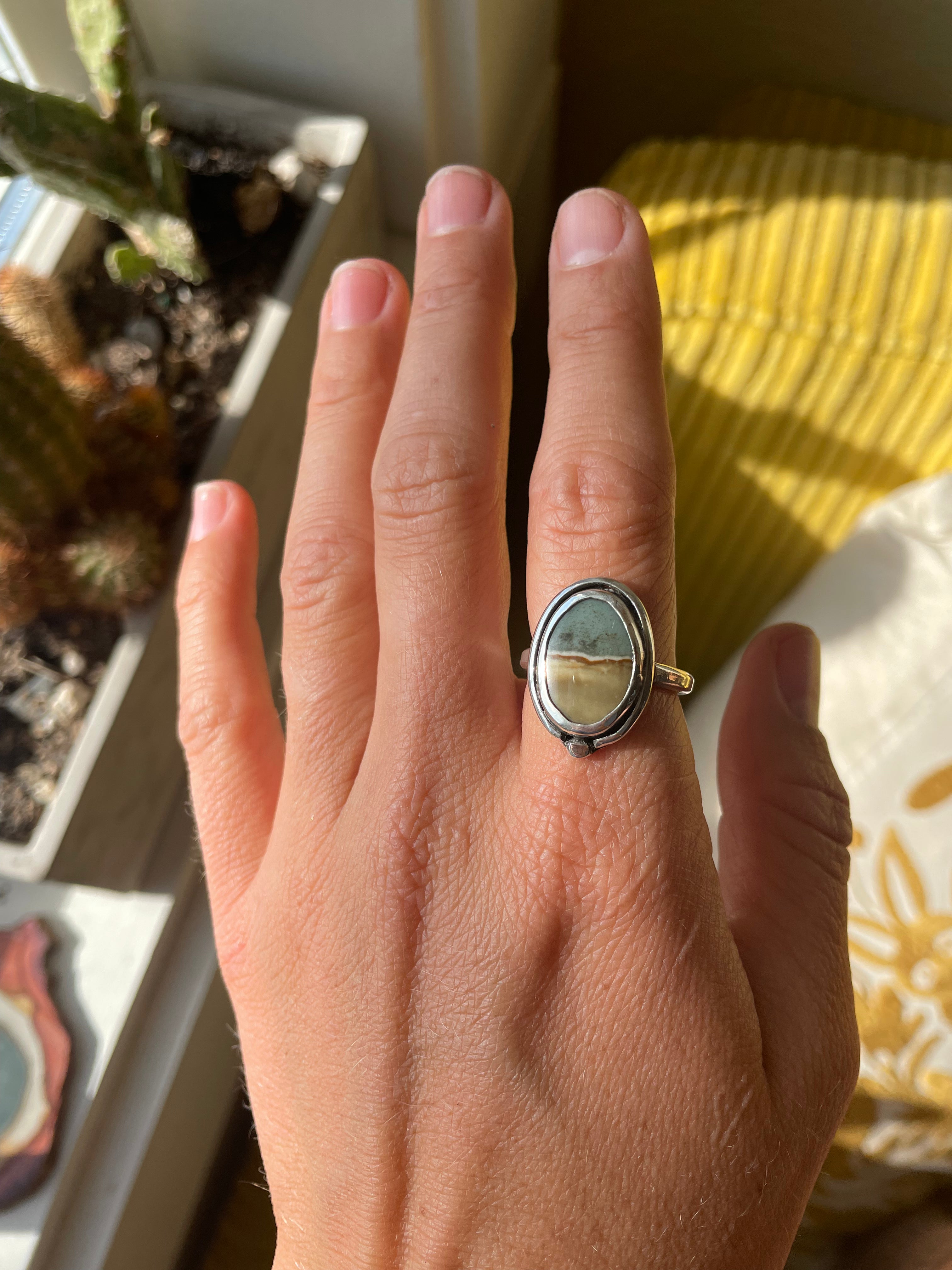 Coastal Dreams Jasper Ring